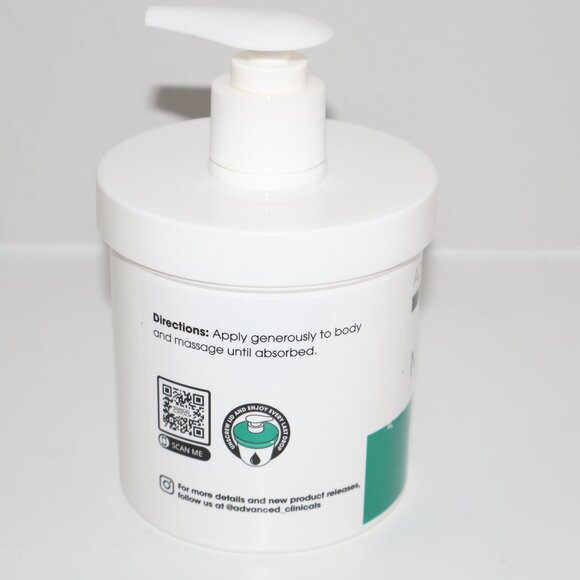 Advanced Clinicals Retinol + Niacinamide Firming Body Cream – 15 oz – New - Picture 3 of 5